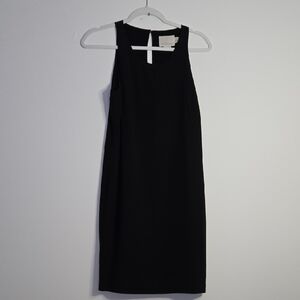 Cynthia Rowley Elegant 100% Silk Black Sleeveless Dress Normcore Size 2